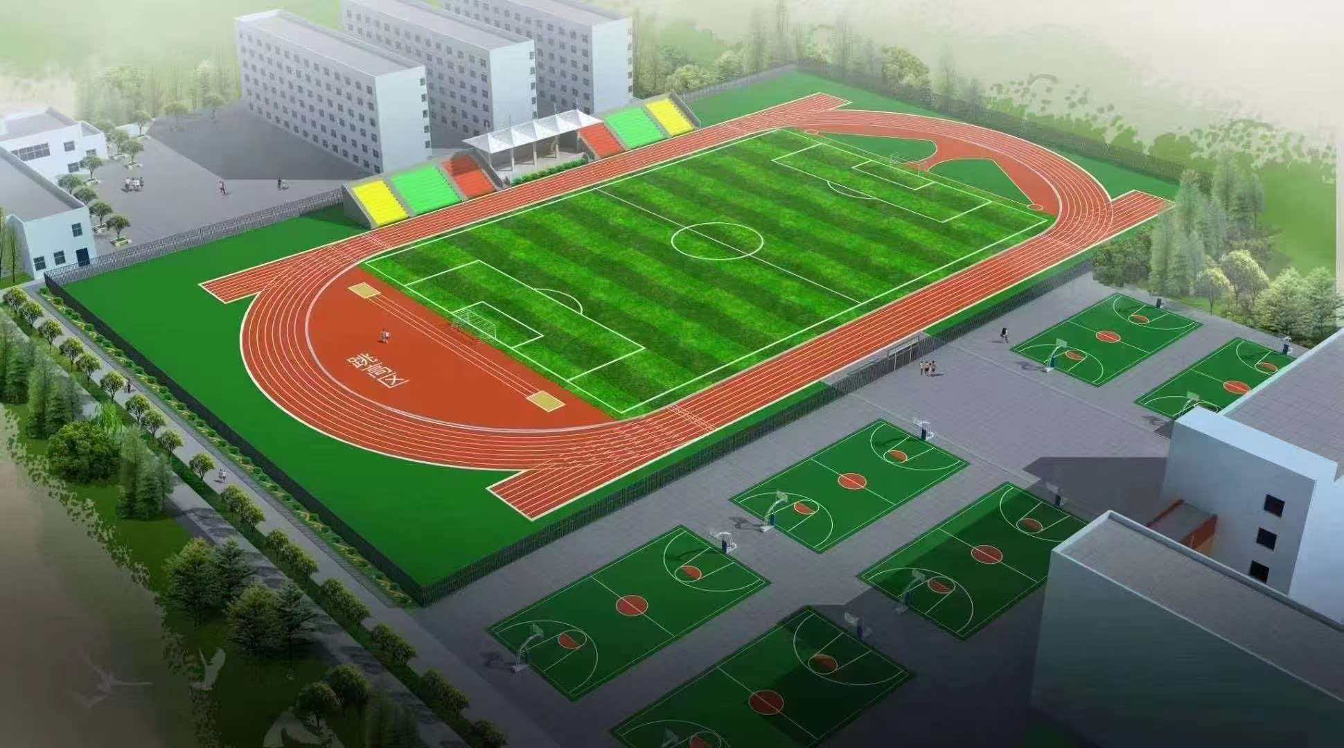三沙市学校运动操场epdm塑胶跑道 - 价格